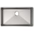 Elkay Crosstown Collection ECTRUAD301755 - Elkay Crosstown 18 Gauge Stainless Steel 18-1/2" Single Bowl Undermount Sink with 3 1/2 Inch Drain Opening