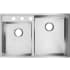 Elkay Crosstown Collection ECTRUD31199LT3 - Stainless Steel Double Bowl Undermount Kitchen Sink