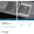 Elkay Crosstown Collection ECTSR15159TBG0 - Dual Mount Feature