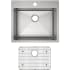 Elkay Crosstown Collection ECTSR25229TBG1 - 25 Inch Single Bowl Dual Mount Kitchen Sink Kit