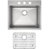 Elkay Crosstown Collection ECTSR25229TBG3 - 25 Inch Single Bowl Dual Mount Kitchen Sink Kit