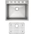 Elkay Crosstown Collection ECTSR25229TBG5 - 25 Inch Single Bowl Dual Mount Kitchen Sink Kit
