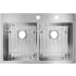 Elkay Crosstown Collection ECTSR33229TBGFR2 - 18 Gauge Stainless Steel Single Double Bowl Undermount Kitchen Sink