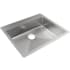 Elkay Crosstown Collection ECTSRAD2522600 - Elkay Crosstown® 18 Gauge Stainless Steel Single Bowl Dual Mount ADA Kitchen Sink