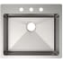 Elkay Crosstown Collection ECTSRAD2522603 - Elkay Crosstown® 18 Gauge Stainless Steel Single Bowl Dual Mount ADA Kitchen Sink