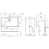 Elkay Crosstown Collection ECTSRS33229TFLC - 22 Inch Single Bowl Dual Mount Kitchen Sink Dimension