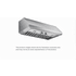 Elica Professional Cervinia Series ECV630S3 - Pro Series Cervinia 36 Inch Under Cabinet Range Hood
