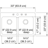 Franke EDSG332291 - Dimensions