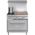 Koolmore KMCRG36NG - 36 Inch Commercial Range with 5.5 cu.ft. Oven Capacity