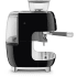 Smeg 50's Retro Design EGF03BLUS - Retro-Style Manual Coffee Machine with Grinder