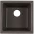 Elkay Quartz Classic ELG1616BS0 - Black Shale Top View