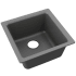 Elkay Quartz Classic ELG1616GT0 - 15 3/4 Inch Dual Mount Single Bowl Bar Sink