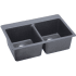 Elkay Gourmet E-Granite Collection ELG3322GY - Dusk Gray Angle View