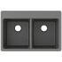 Elkay Quartz Classic ELG3322GT0 - Elkay Quartz Classic® " Equal Double Bowl Drop-In Kitchen Sink