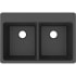 Elkay Quartz Classic ELG3322MB0 - Elkay Quartz Classic® " Equal Double Bowl Drop-In Kitchen Sink