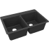 Elkay Quartz Classic ELG3322MB0 - 22 Inch Drop-In Double Bowl Kitchen Sink
