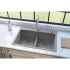 Elkay Gourmet E-Granite Collection ELGDLB3322GS0 - Greystone Lifestyle View