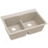 Elkay Gourmet E-Granite Collection ELGDLB3322PT0 - Putty Angled View