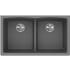 Elkay Quartz Classic ELGDULB3322GS0 - Greystone Top View