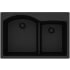 Elkay Quartz Classic ELGH3322RBK0 - Black Top View