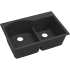 Elkay Quartz Classic ELGH3322RBK0 - Black Angled View