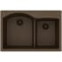 Elkay Quartz Classic ELGH3322RMC0 - Mocha Top View