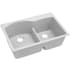 Elkay Quartz Classic ELGH3322RWH0 - White Angled View