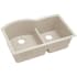 Elkay Quartz Classic ELGHU3322RBQ0 - Bisque Angled View