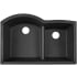 Elkay Quartz Classic ELGHU3322RBS0 - Black Shale Top View