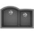 Elkay Quartz Classic ELGHU3322RGS0 - Greystone Top View