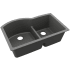 Elkay Quartz Classic ELGHU3322RGT0 - 22 Inch Undermount 60/40 Double Bowl Kitchen Sink