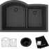 Elkay Quartz Classic ELGHU3322RMB0C - Elkay Quartz Classic® 60/40 Double Bowl Undermount Kitchen Sink Kit with Aqua Divide