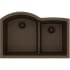 Elkay Quartz Classic ELGHU3322RMC0 - Mocha Top View