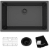 Elkay Quartz Classic ELGRU13022BK0C - Elkay Quartz Classic® Single Bowl Undermount Kitchen Sink Kit