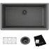 Elkay ELGRU13322GT0C - Elkay Quartz Classic® " Single Bowl Undermount Kitchen Sink Kit with 535° F Heat Safe