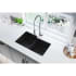 Elkay Quartz Classic ELGU250RBK0 - Black Lifestyle View