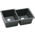 Elkay Quartz Classic ELGU250RBK0 - Black Angled View