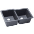 Elkay Gourmet E-Granite Collection ELGU250RMC - Dusk Gray Angle View