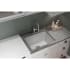 Elkay Quartz Classic ELGU251912PDWH0 - White Lifestyle View