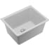 Elkay Quartz Classic ELGU251912PDWH0 - 25 Inch Undermount Single Bowl Laundry Sink