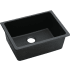 Elkay Quartz Classic ELGU2522BK0 - Black Angled View