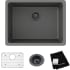 Elkay Quartz Classic ELGU2522GT0C - Elkay Quartz Classic® Single Bowl Undermount Kitchen Sink Kit with 535° F Heat Safe