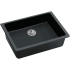 Elkay Quartz Classic ELGUAD2519PDBK0 - Elkay Quartz Classic® Single Bowl Undermount ADA Sink with Perfect Drain®