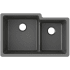 Elkay Quartz Classic ELGULBO3322GT0 - Elkay Quartz Classic® 9-1/2" Offset 60/40 Double Bowl Undermount Sink with Aqua Divide.