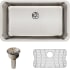 Elkay Gourmet Lustertone Collection ELUH281610PDBG - Elkay Lustertone® Classic Stainless Steel Single Bowl Undermount Kitchen Sink with Perfect Drain®