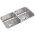 Elkay Lustertone Collection ELUH3116PD - Elkay Lustertone® Classic Stainless Steel Double Bowl Undermount Kitchen Sink with Perfect Drain®