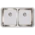 Elkay Gourmet Perfect Drain Collection Lustertone Collection ELUH3118PD - Elkay Lustertone® Classic Stainless Steel Double Bowl Undermount Kitchen Sink with Perfect Drain®