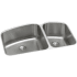 Elkay Harmony Collection Lustertone Collection ELUH31229RPD - Elkay Lustertone® Classic Stainless Steel Double Bowl Undermount Kitchen Sink with Perfect Drain®