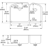 Elkay Harmony Collection Lustertone Collection ELUH31229RPD - 21 Inch Double Bowl Undermount Kitchen Sink Dimension