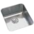Elkay Lustertone Collection ELUHAD111655PD - 14 Inch Stainless Steel Single Bowl Undermount Kitchen Sink